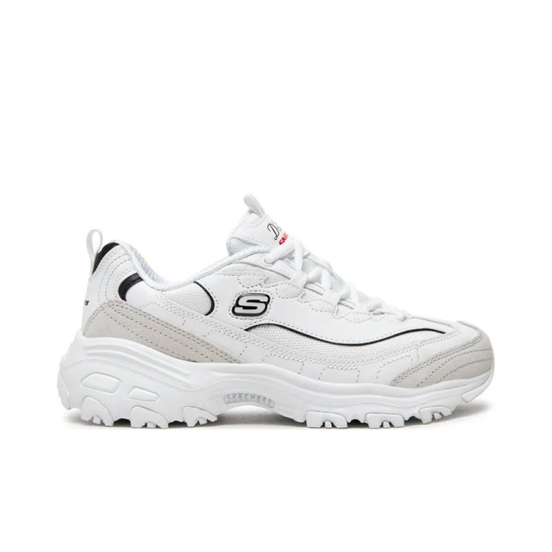 Sneakers Mujer Skechers D'lites - New Heat Blanco
