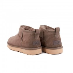 Botines Planos Mujer UGG Classic Ultra Mini Gris
