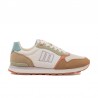 Sneakers Mujer MTNG Joggo Classic 60909 Blanco-Beig