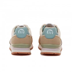 Sneakers Mujer MTNG Joggo Classic 60909 Blanco-Beig