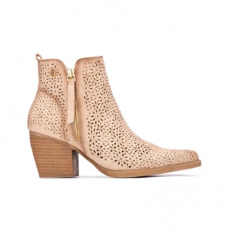 Botines de Tacón Mujer XTI 145037 Beig