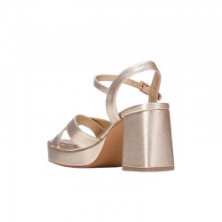 Sandalias de Tacón Mujer XTI 145288 Oro