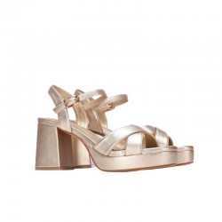 Sandalias de Tacón Mujer XTI 145288 Oro