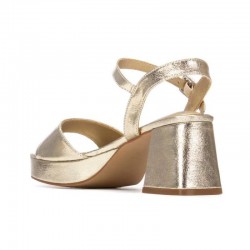 Sandalias de Tacón Mujer XTI 145137 Oro