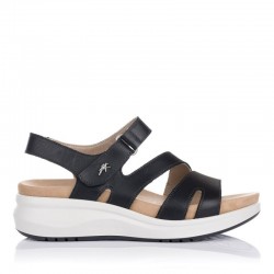 Sandalias Planas Mujer Fluchos F1478 Negro