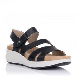 Sandalias Planas Mujer Fluchos F1478 Negro