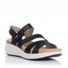 Sandalias Planas Mujer Fluchos F1478 Negro