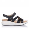 Sandalias Planas Mujer Fluchos F1478 Negro