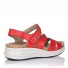 Sandalias Planas Mujer Fluchos F1478 Rojo