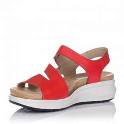 Sandalias Planas Mujer Fluchos F1478 Rojo
