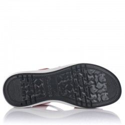 Sandalias Planas Mujer Fluchos F1478 Rojo