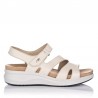 Sandalias Planas Mujer Fluchos F1478 Hielo