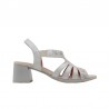 Sandalias de Tacón Mujer Pitillos 11211 Plata