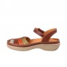 Sandalias Planas Mujer Laura Azaña 11985 Cuero