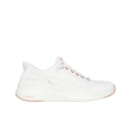 Sneakers Mujer Skechers Contour Foam - Cozy Fit Golder Blanco