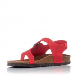 Sandalias Planas Mujer Inter-Bios 7162 Rojo