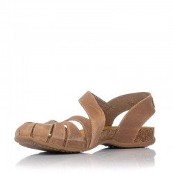 Sandalias Planas Mujer Inter-Bios 4456 Beig