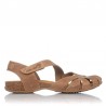 Sandalias Planas Mujer Inter-Bios 4456 Beig