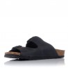 Sandalias Planas Mujer Inter-Bios 7206 Negro