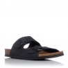 Sandalias Planas Mujer Inter-Bios 7206 Negro