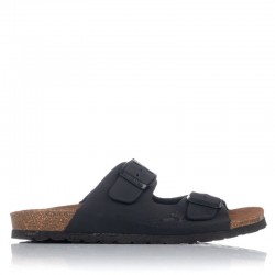 Sandalias Planas Mujer Inter-Bios 7206 Negro