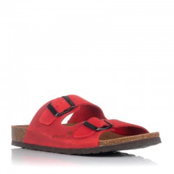Sandalias Planas Mujer Inter-Bios 7206 Rojo