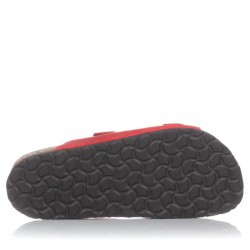Sandalias Planas Mujer Inter-Bios 7206 Rojo