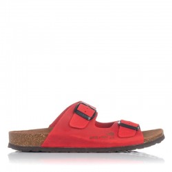 Sandalias Planas Mujer Inter-Bios 7206 Rojo