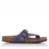 Sandalias Planas Mujer Inter-Bios 7119 Morado