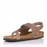 Sandalias Planas Mujer Inter-Bios 7162 Taupe