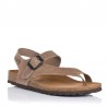 Sandalias Planas Mujer Inter-Bios 7162 Taupe