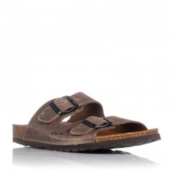 Sandalias Planas Mujer Inter-Bios 7206 Taupe