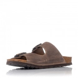 Sandalias Planas Mujer Inter-Bios 7206 Taupe