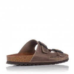 Sandalias Planas Mujer Inter-Bios 7206 Taupe