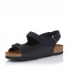 Sandalias Planas Mujer Inter-Bios 7112 Negro