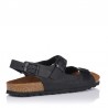 Sandalias Planas Mujer Inter-Bios 7112 Negro