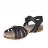 Sandalias Planas Mujer Inter-Bios 4486 Negro