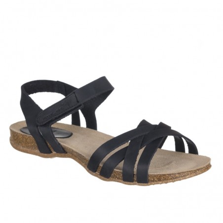 Sandalias Planas Mujer Inter-Bios 4486 Negro