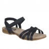 Sandalias Planas Mujer Inter-Bios 4486 Negro