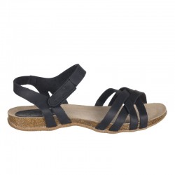 Sandalias Planas Mujer Inter-Bios 4486 Negro