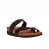 Sandalias Planas Mujer Inter-Bios 7212 Moka