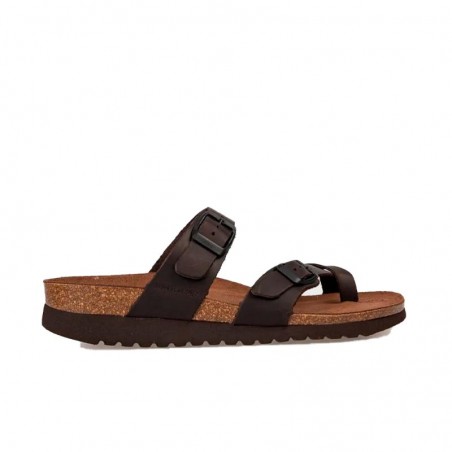 Sandalias Planas Mujer Inter-Bios 7212 Moka