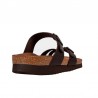 Sandalias Planas Mujer Inter-Bios 7212 Moka