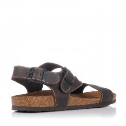 Sandalias Planas Hombre Inter-Bios 9557 Marron