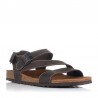 Sandalias Planas Hombre Inter-Bios 9557 Marron
