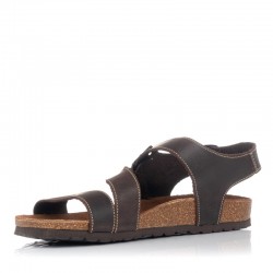Sandalias Planas Hombre Inter-Bios 9557 Marron