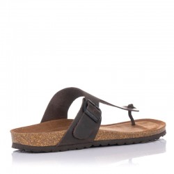 Sandalias Planas Hombre Inter-Bios 9510 Marron