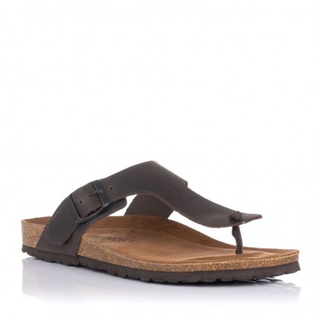 Sandalias Planas Hombre Inter-Bios 9510 Marron
