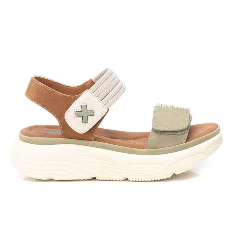 Sandalias Planas Mujer XTI 143986 Kaki