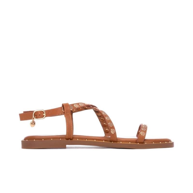 Sandalias Planas Mujer XTI 145357 Camel